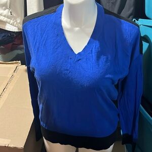 Michael Kors blue/black sweater